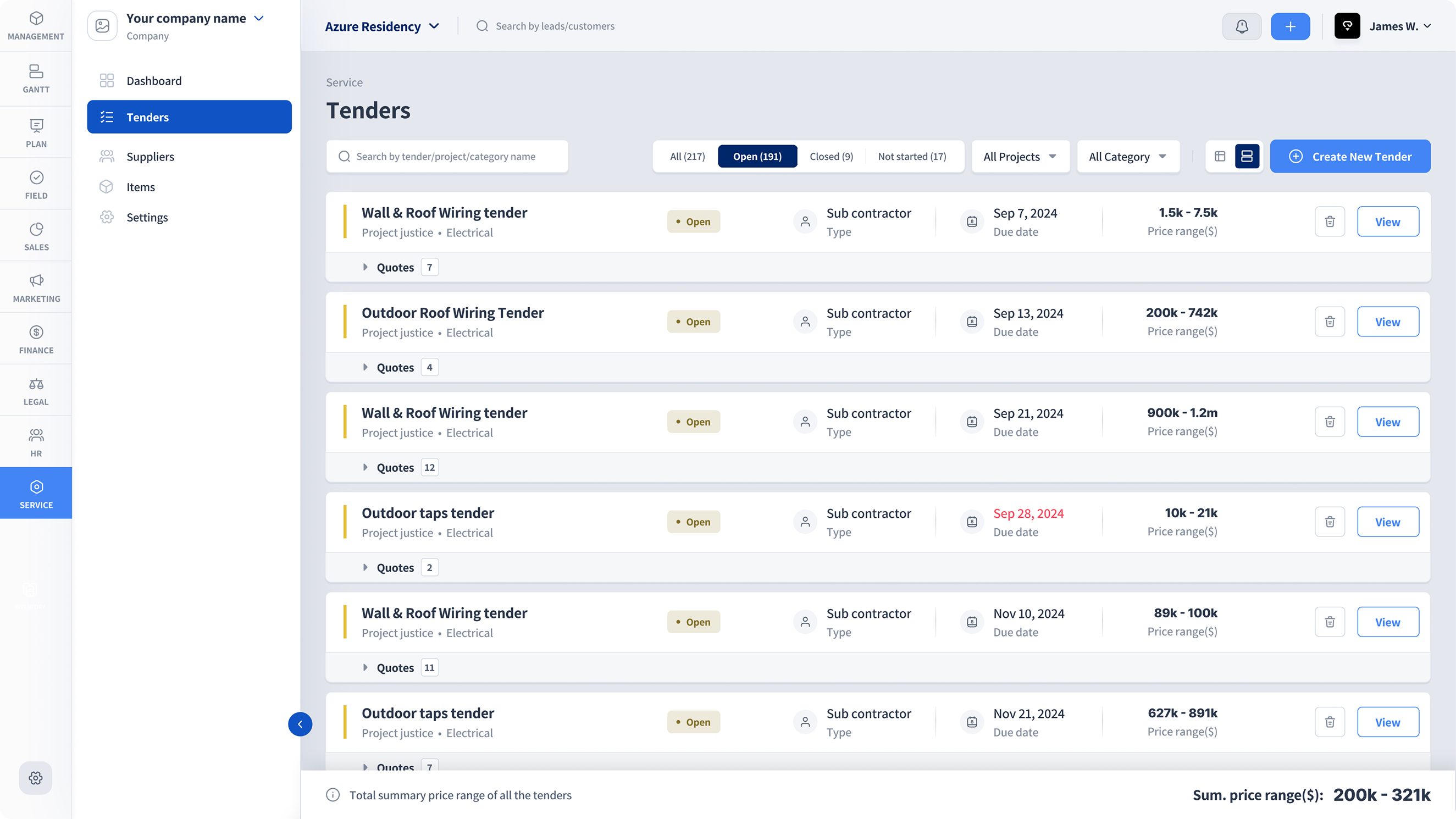 Preview of a VPlans construction management module