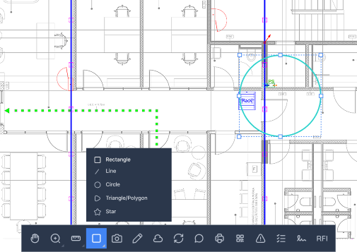 Mark Plans with Shapes, Clouds, and Annotations