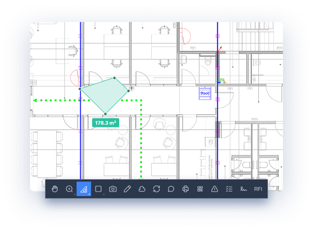 Mesurer les distances et les surfaces sur les plans